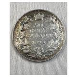 1918 Canada Silver Half Dollar, 50c