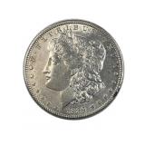 1889 Morgan Silver Dollar, US $1 Coin