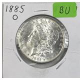 1885-O Morgan Silver Dollar, US $1 Coin