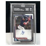 2024 Byron Chourio Bowman Chr. Pr. Auto Tag 9