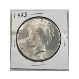 1923 Peace Silver Dollar, US $1 Coin
