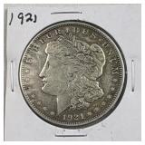 1921 Morgan Silver Dollar, US $1 Coin