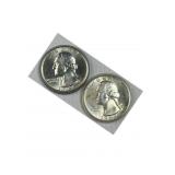 (3) 1964 P-D Washington Silver Quarters, 25c US Co