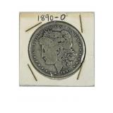1890 Morgan Silver Dollar, US $1 Coin, 90%