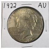 1922 Peace Silver Dollar, US $1 Coin