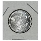 1/10th Oz Silver USA Flag/Eagle Round .999