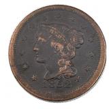 1852 Large Cent, 1c Coin