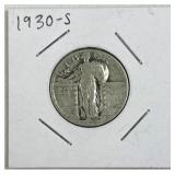 1930-S Standing Liberty Silver Quarter