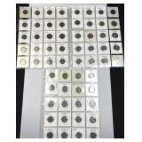 1939-73 Jefferson Nickels in Pgs w/ 6 Silver