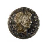 1901 Barber Silver Quarter, 25c US Coin