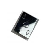 1.5ozt Silver Hand Poured Ace of Spades .999