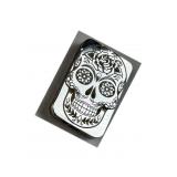 38 Gram Silver Sugar Skull Poured Bar .999