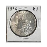 1896 Morgan Silver Dollar, US $1 Coin