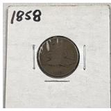 1858 Flying Eagle Cent, 1c US Coin