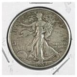 1934 Walking Liberty Silver Half, 50c US Coin