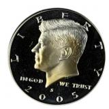 2005-S Kennedy Silver Proof Half US Coin, 90%