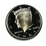2006-S Kennedy Silver Proof Half US Coin, 90%