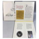 Bill of Rights Silver Half & Stamp Set, 90%