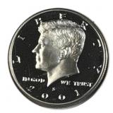2001-S Kennedy Silver Proof Half US Coin, 90%