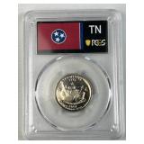 2002-S PCGS PR69DCAM Tennessee 25c US Coin