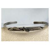 925 Silver J.H. Breakell Seagull Cuff Bracelet