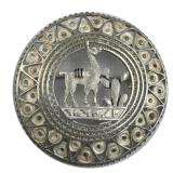925 Silver Vtg Peruvian Filigree Llama Brooch/Pend