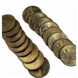 (17) 2000-2001 Sacagawea Dollars, Some BU