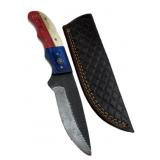 Handmade Steel Fixed Blade Knife w/ Sheath