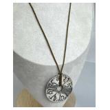 925 Silver Tibetan Buddhist Mantra Amulet Necklace