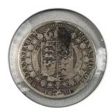 1891 Great Britain Silver Half Crown Coin, .925
