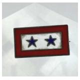 925 Silver Vtg WWII "Son-In-Service Lapel Pin