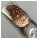 (4) 1oz Copper Rounds, .999 Fine