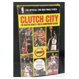 1994 Rockets Clutch City NBA Finals Sealed VHS