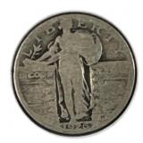 1926 Standing Liberty Silver Quarter, US 90%