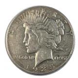 1935-S Peace Silver Dollar, US $1 Coin, 90%