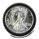 1oz American Silver Eagle, 1988 .999 Fine