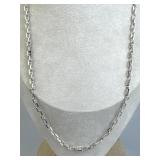 925 Sterling Silver 24" Mariner Link Chain