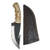 Handmade Steel Fixed Blade Knife w/ Sheath