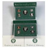 1994, 1995 US Proof Coin Sets