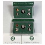 1997, 1998 US Proof Coin Sets