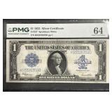 1923 $1 Large Silver Certificate Fr.237 PMG 64