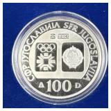 1983 Sterling Silver Yugoslavia Olympics Proof