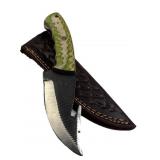 Handmade Steel Fixed Blade Knife w/ Sheath