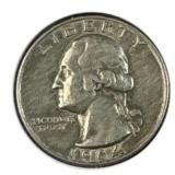 1964-D Silver Washington Quarter, US 90% Coin