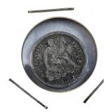 1872 Liberty Seated Silver Half Dime, 5c US Coin