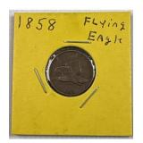 1858 Flying Eagle Cent, 1c US Coin