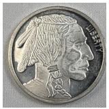 1oz Silver Buffalo/Chief Round .999 Fine