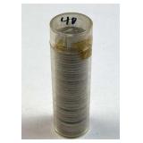 Roll of (40) Buffalo Nickels, Mostly Full Dates