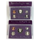 1984, 1988 US Proof Coin Sets