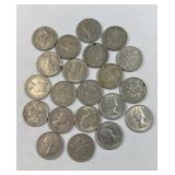 (21) Great Britain Sixpence Coins